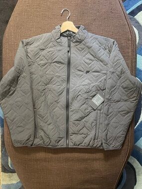 Fabletics Men's Quilted Puffer Jacket - Gray